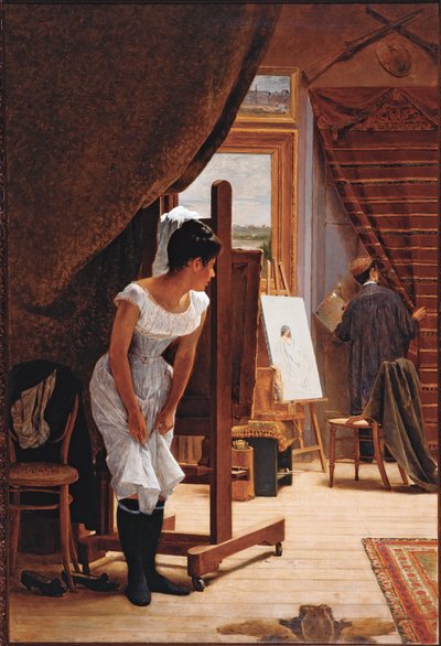 De ongelegen door Almeida Júnior